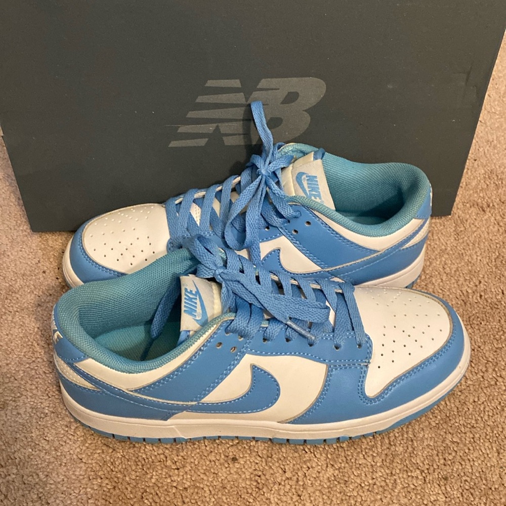 UNC nike dunk lows